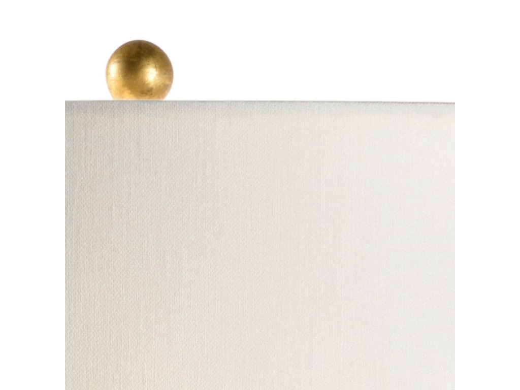 Greek Key Gold Lamp - image 2