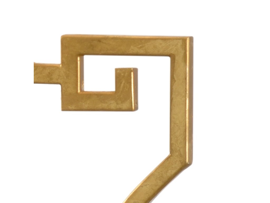 Greek Key Gold Lamp - image 3