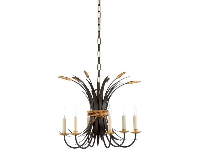 Wheat Chandelier - Bronze
