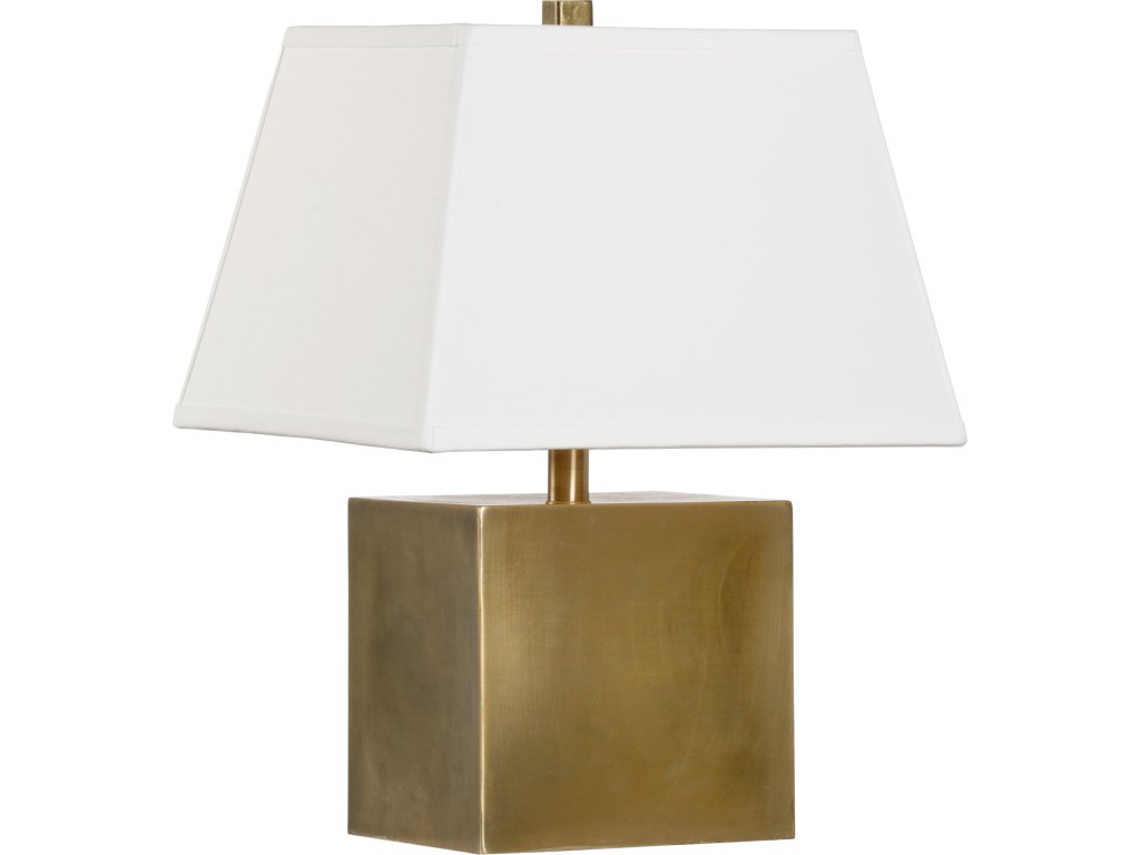 Brass Cube Lamp - main image