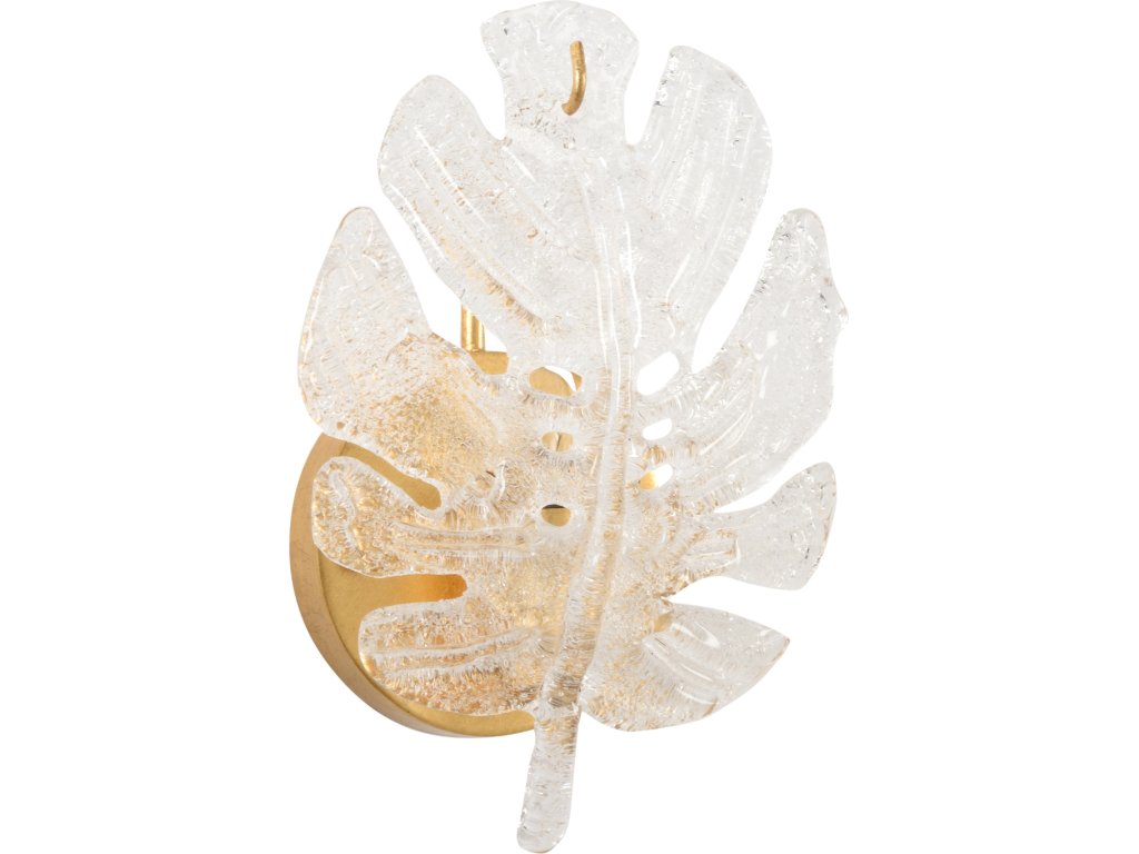 Glass Leaf Sconce - main image