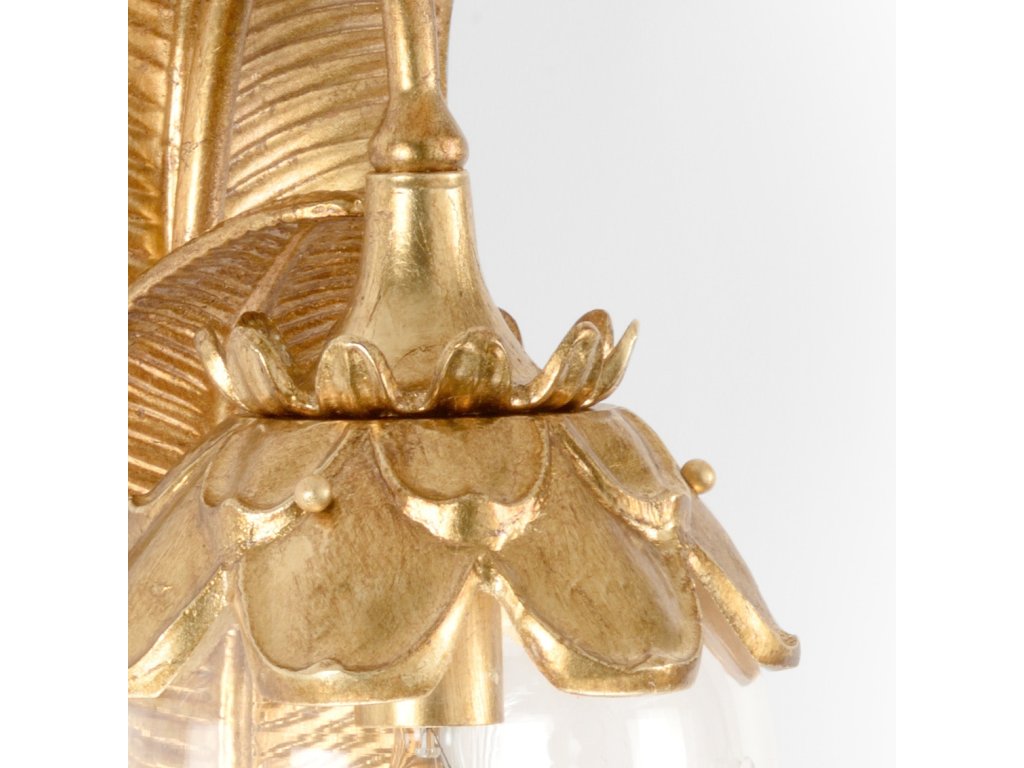 Gold Leaf Sconce (Lg) - image 1