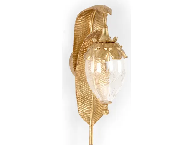 Gold Leaf Sconce (Lg)