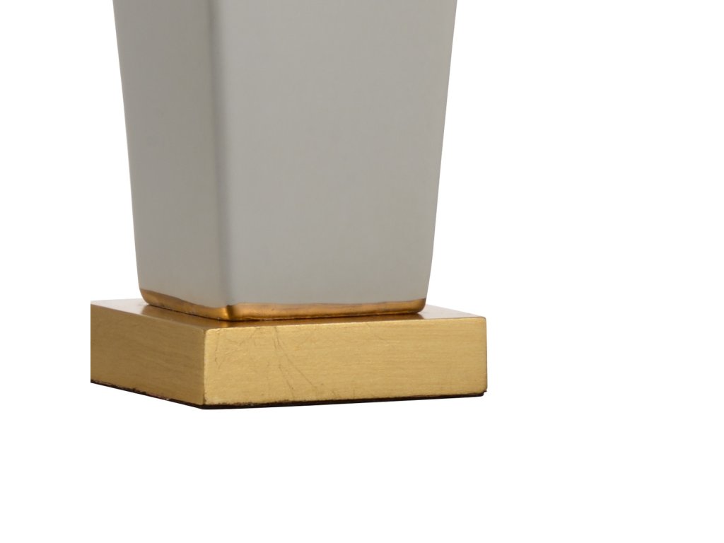 Square Vase Lamp - White - image 1