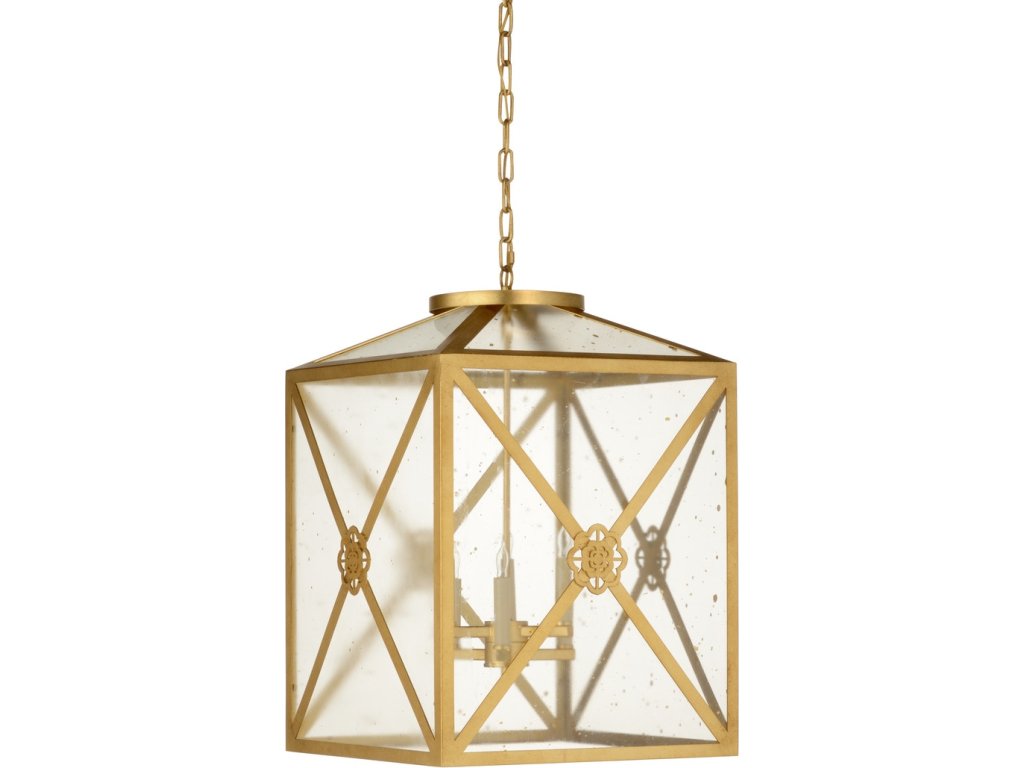 Shaulis Gold Fleck Lantern - Gold - image 1