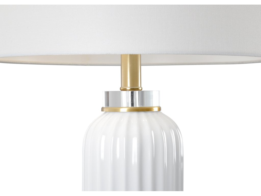 Samuel Ceramic Lamp - White - image 1