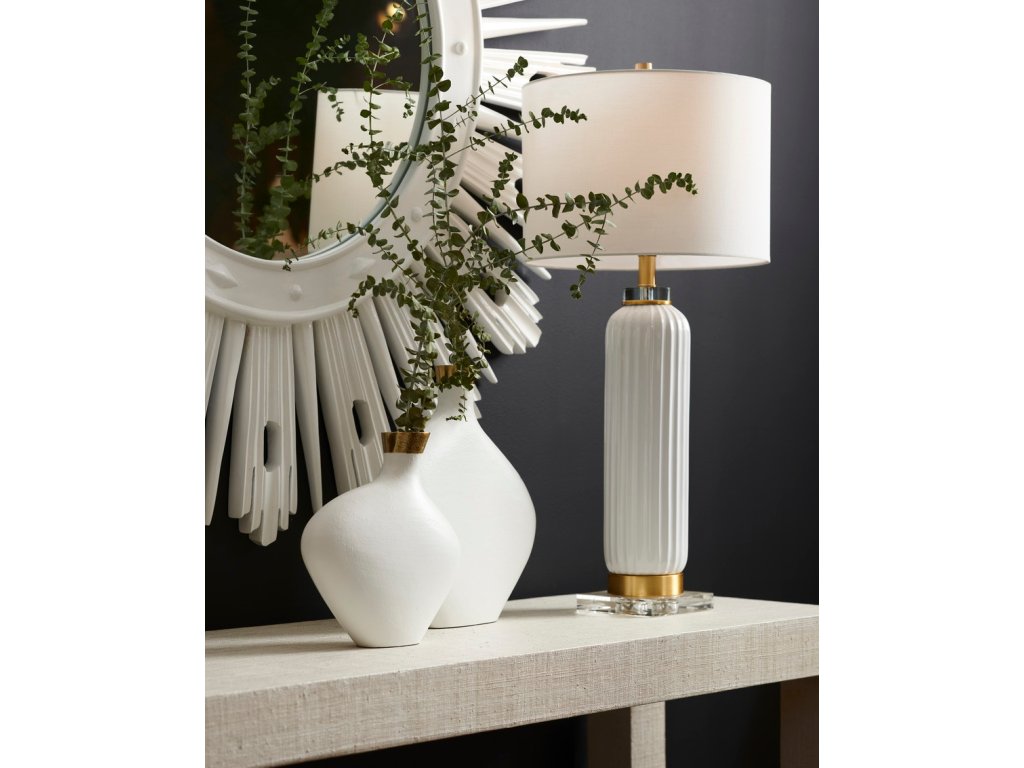 Samuel Ceramic Lamp - White - image 2