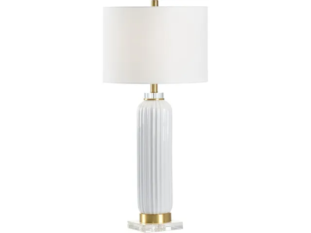 Samuel Ceramic Lamp - White