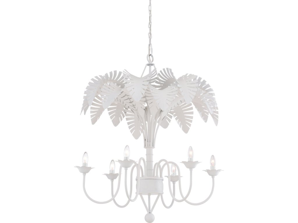 Fern Chandelier - White - main image