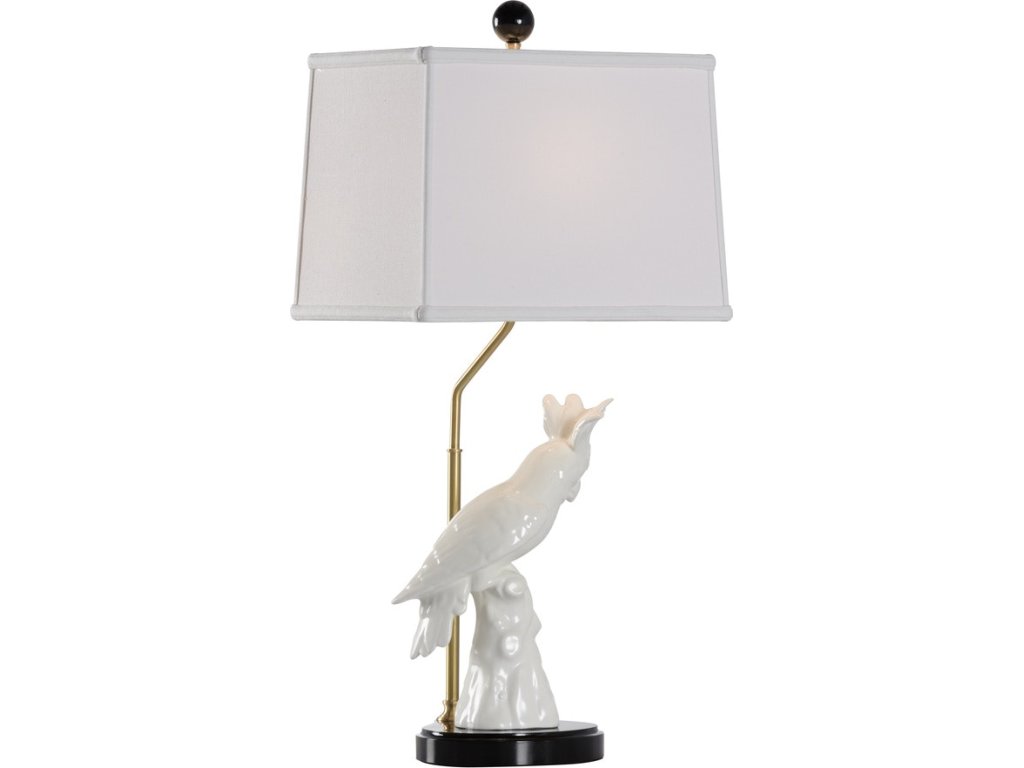 Hope Parrot Lamp - White - Right Facing - main image