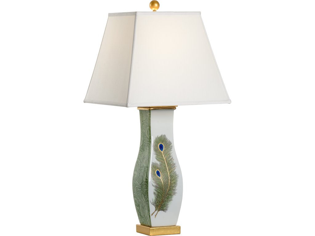 Peacock Feather Lamp - main image