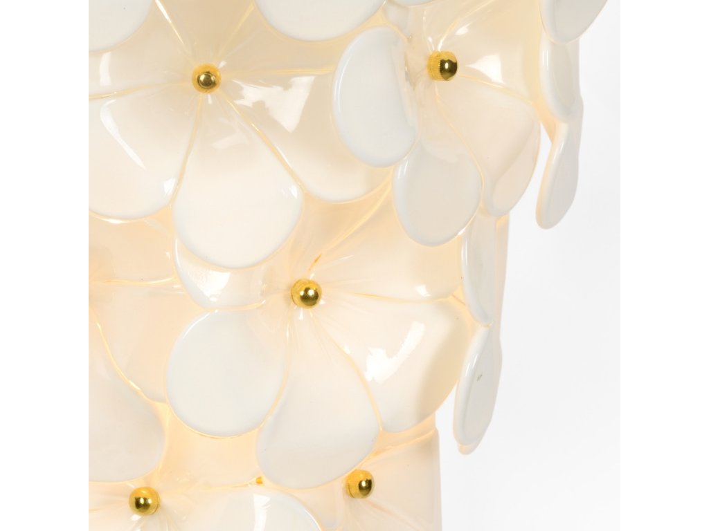 Glass Flower Wall Sconce - image 1
