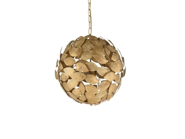 Ficus Ball Chandelier - White Gold
