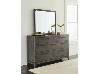 Cicero Mirror in Slate Grey - Alternative View