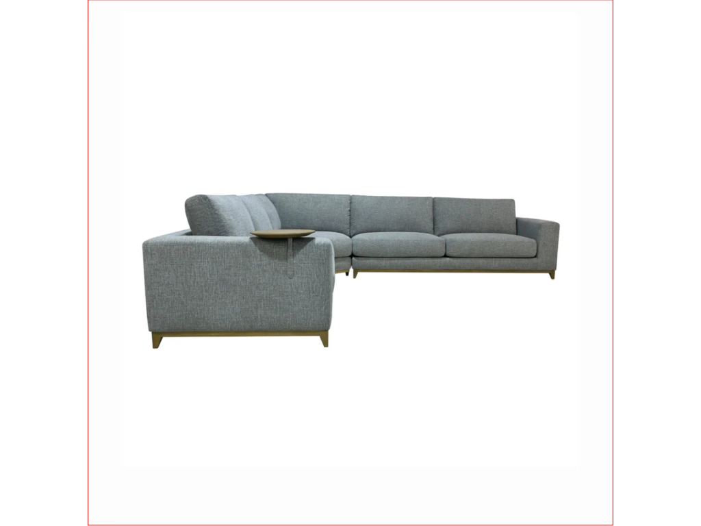 Donovan Upholstered Sectional - Gray - main image