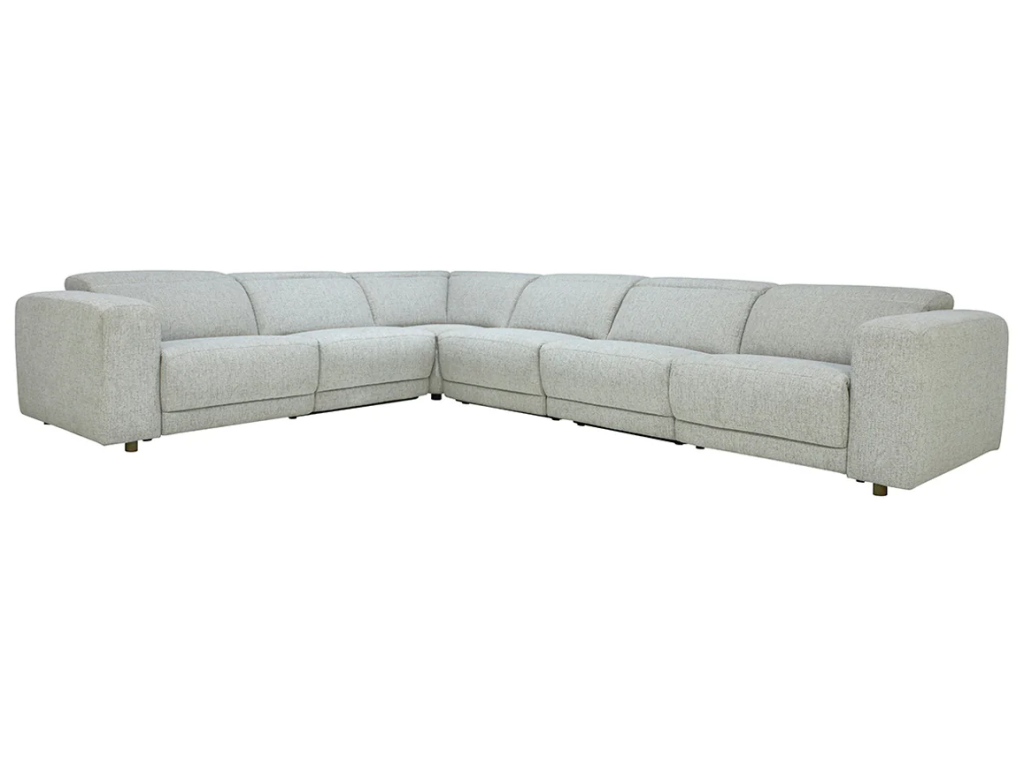 Knoxville Upholstered Power Recliner Sectional - Gray - main image