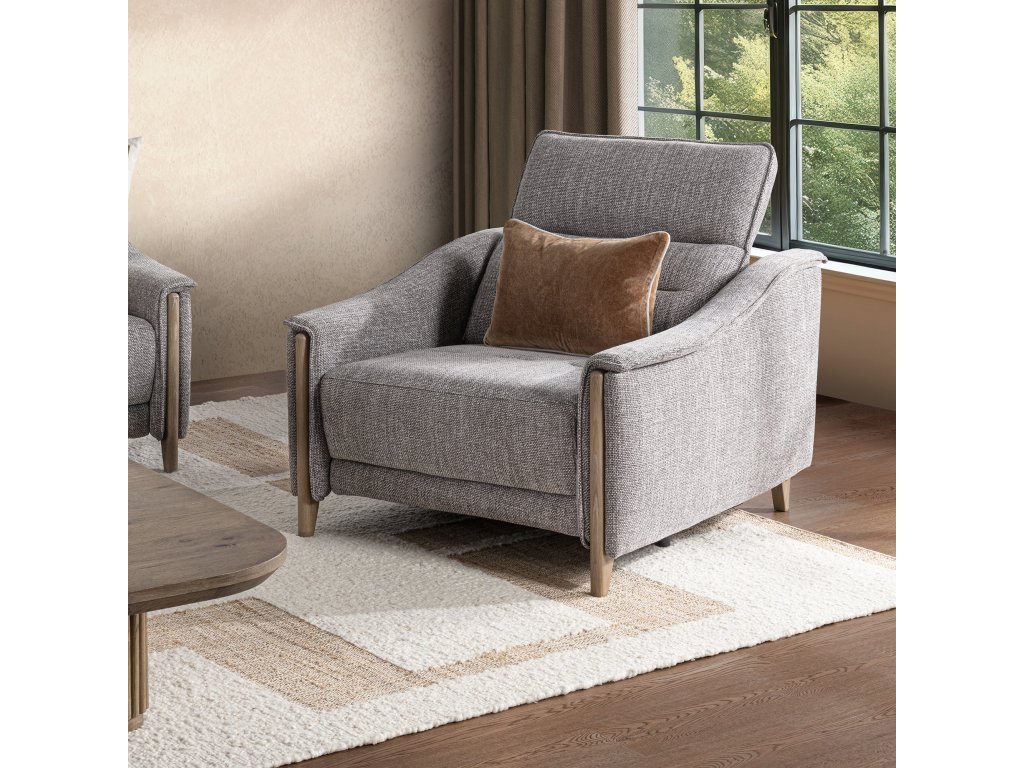 Cullman Power Recliner - Shellstone - image 5