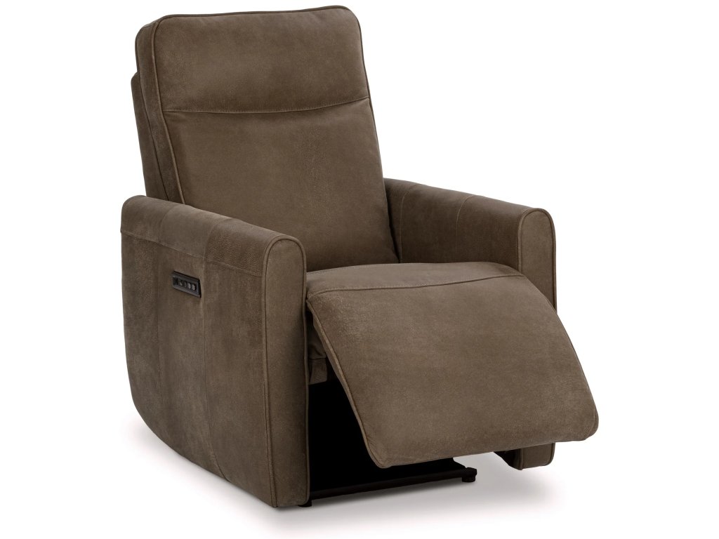 Vivica Leather Power Recliner - Toffee - main image