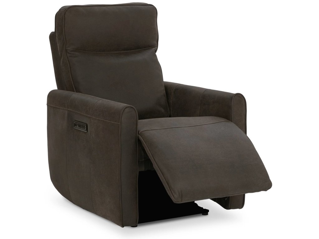 Vivica Leather Power Recliner - Dark Brown - main image