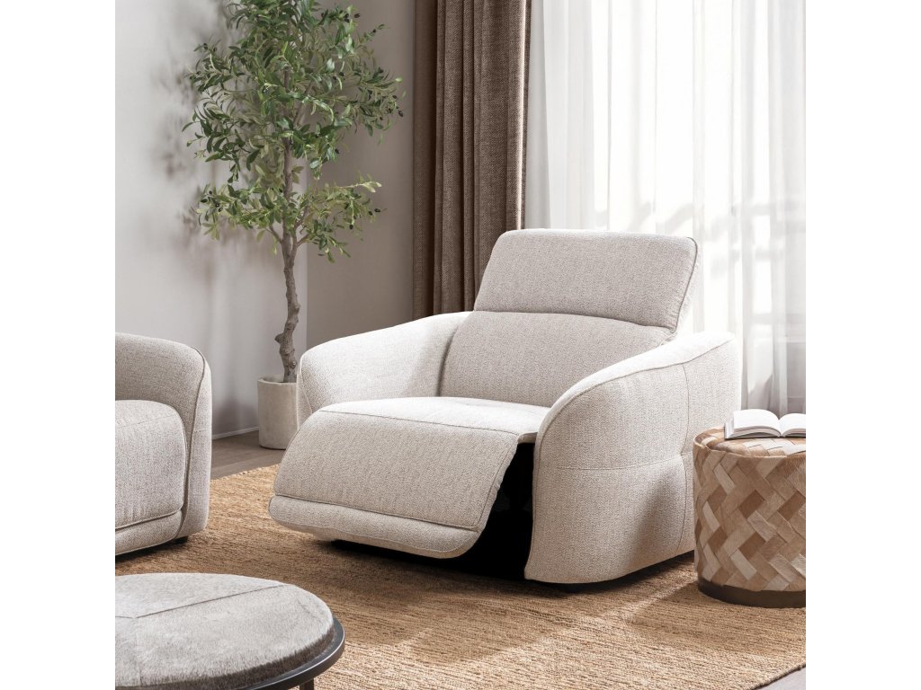 Ostend Upholstered Power Recliner Chair - Gray - image 5