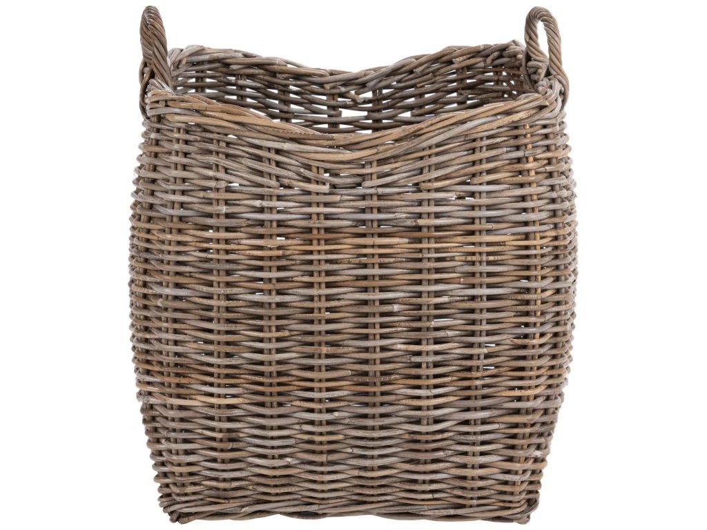 Kubu Rattan Tall Basket - Gray - main image