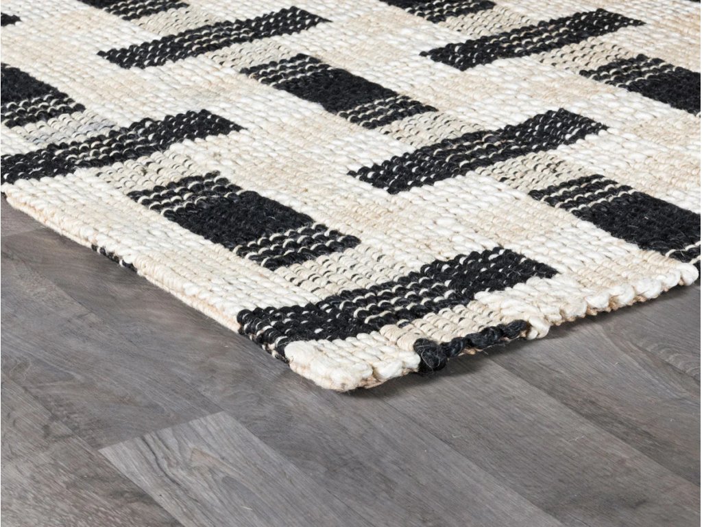 Preston Rug - Ivory/Black - image 2