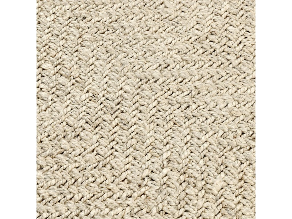 Herringbone Rug - Ivory - image 1