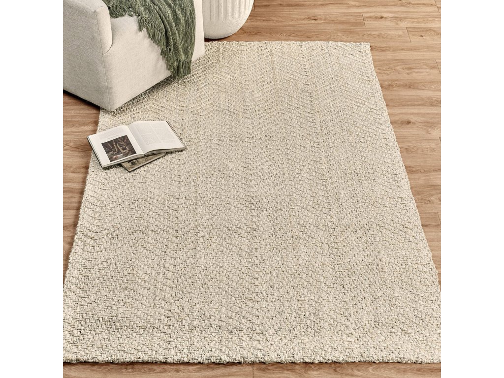 Herringbone Rug - Ivory - image 4
