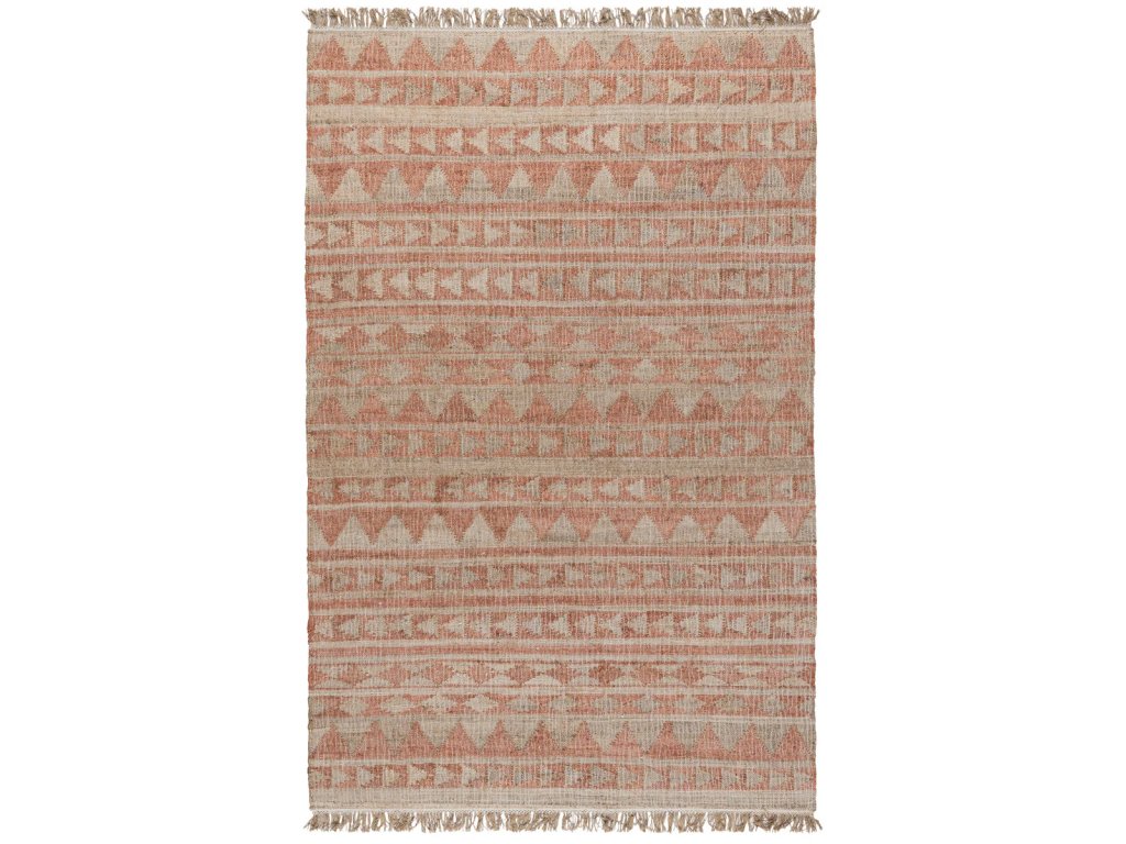 Solana Distressed Rug - Terracotta/Natural - main image