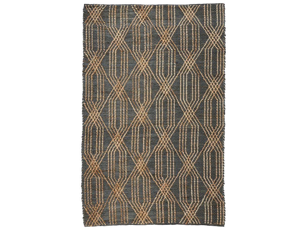 Tustin Rug - Blue Charcoal/Natural - main image