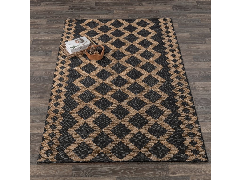 Gobi Rug - Black/Natural - image 1