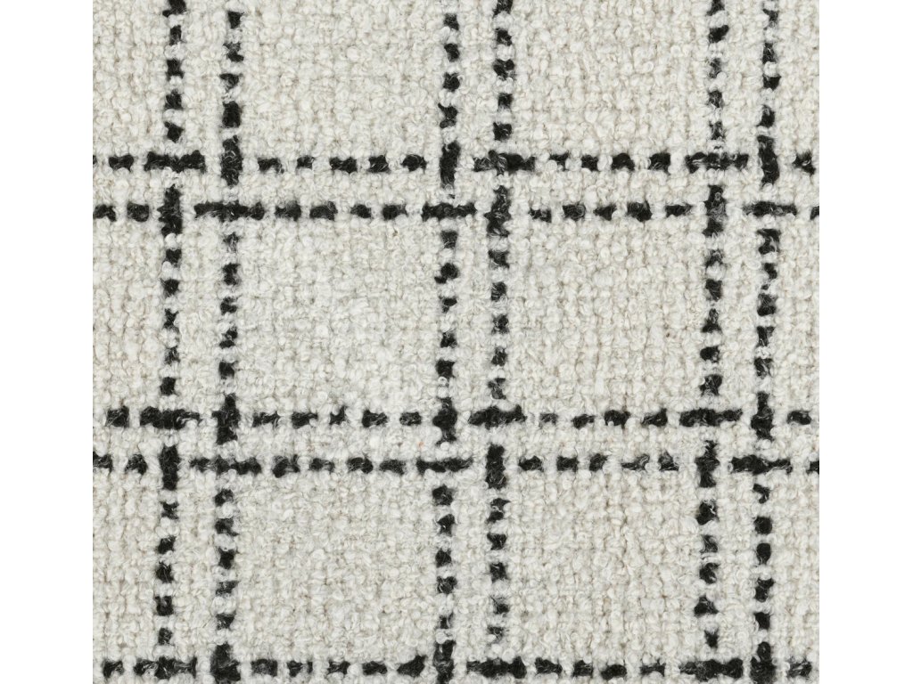 Bradbury Wool Rug - Check Ivory/Black - image 1