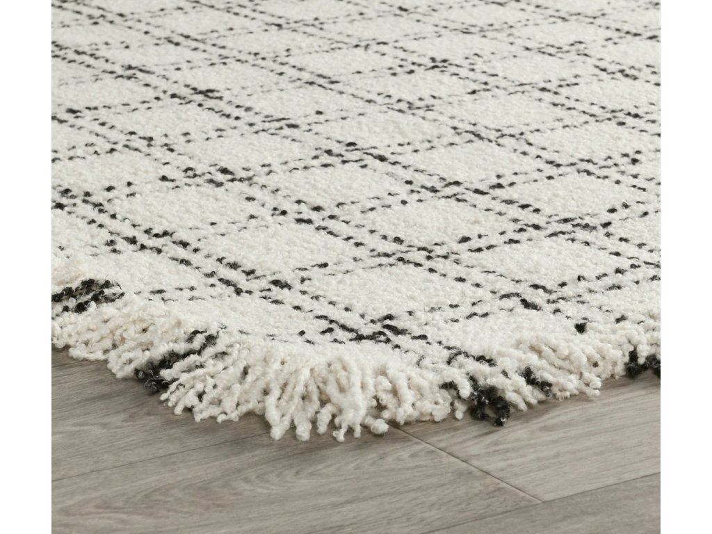 Bradbury Wool Rug - Check Ivory/Black - image 2