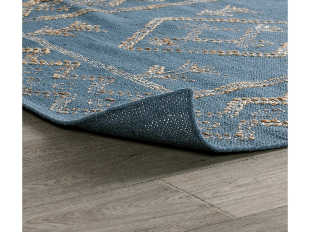 Lagos Rug - Blue/Natural - image 3