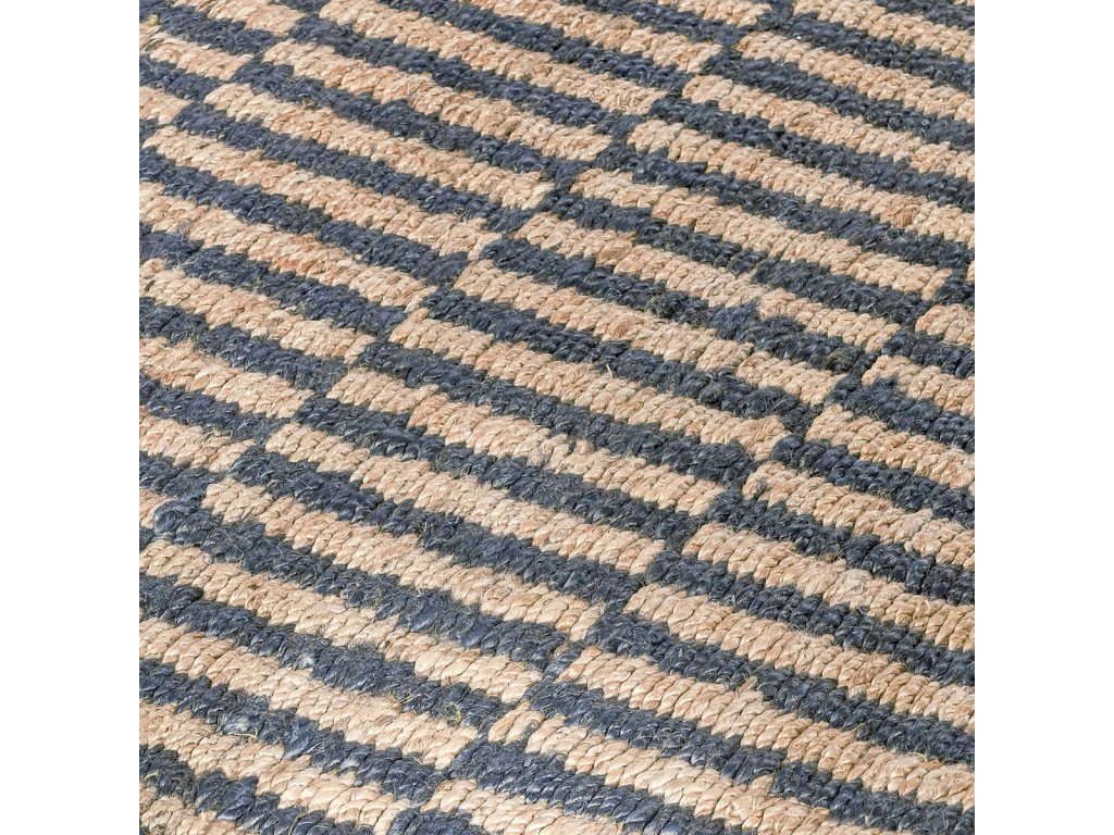 Monterey Jute Rug - Blue/Natural - image 1