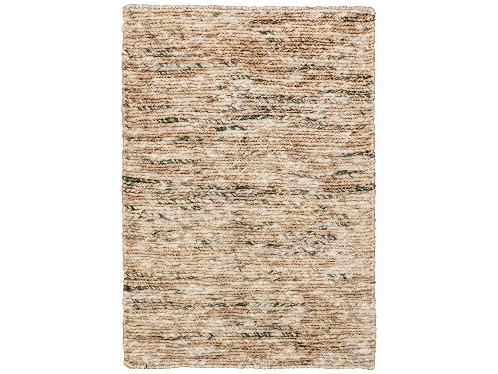Hayward Soumak Jute Rug -Natural/Green - main image