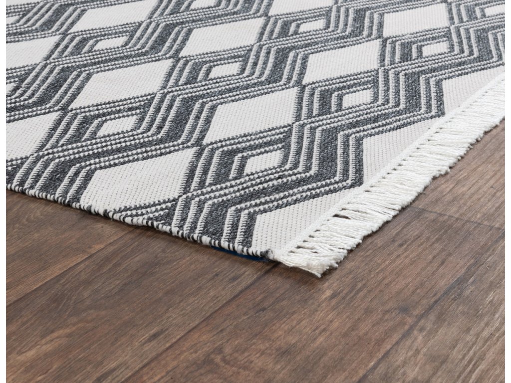 Indoor/Outdoor Banning Rug - Charcoal - image 3