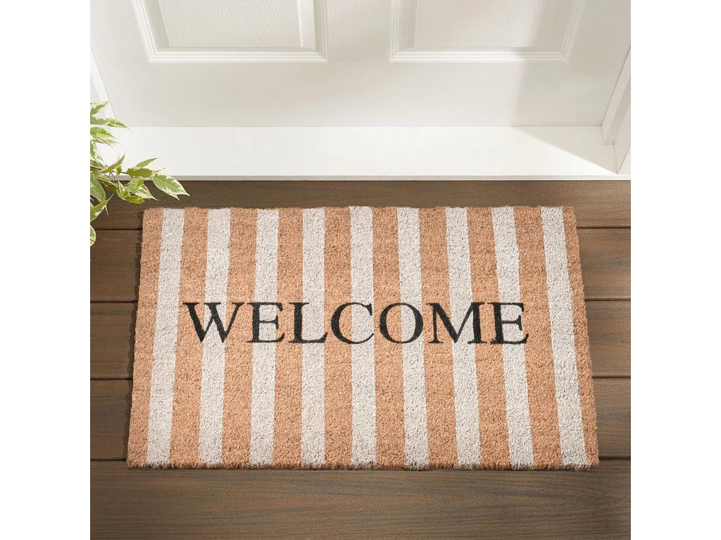 Striped Doormat 24x36 - Natural - image 6