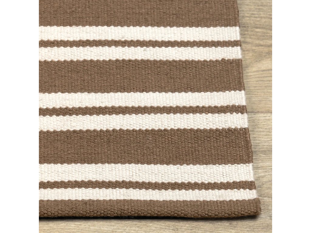 Performance Palma Stripe Rug - Coconut Brown/Ivory - image 2