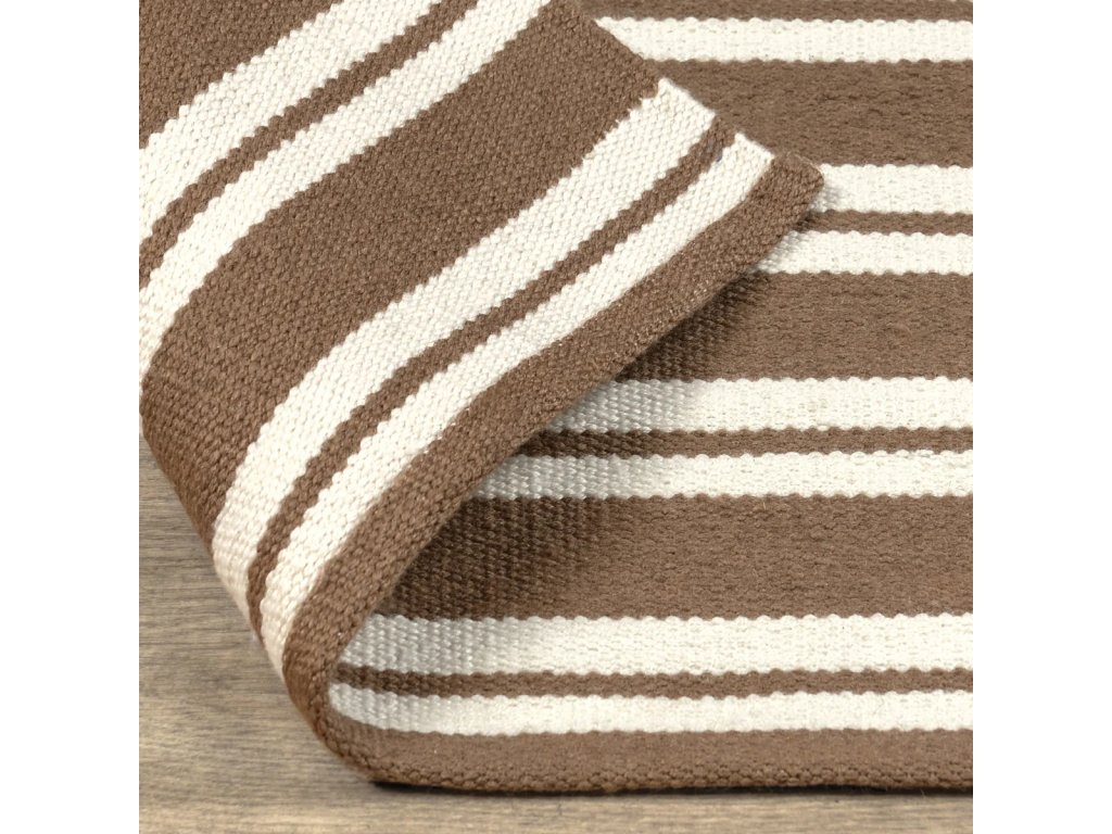 Performance Palma Stripe Rug - Coconut Brown/Ivory - image 3