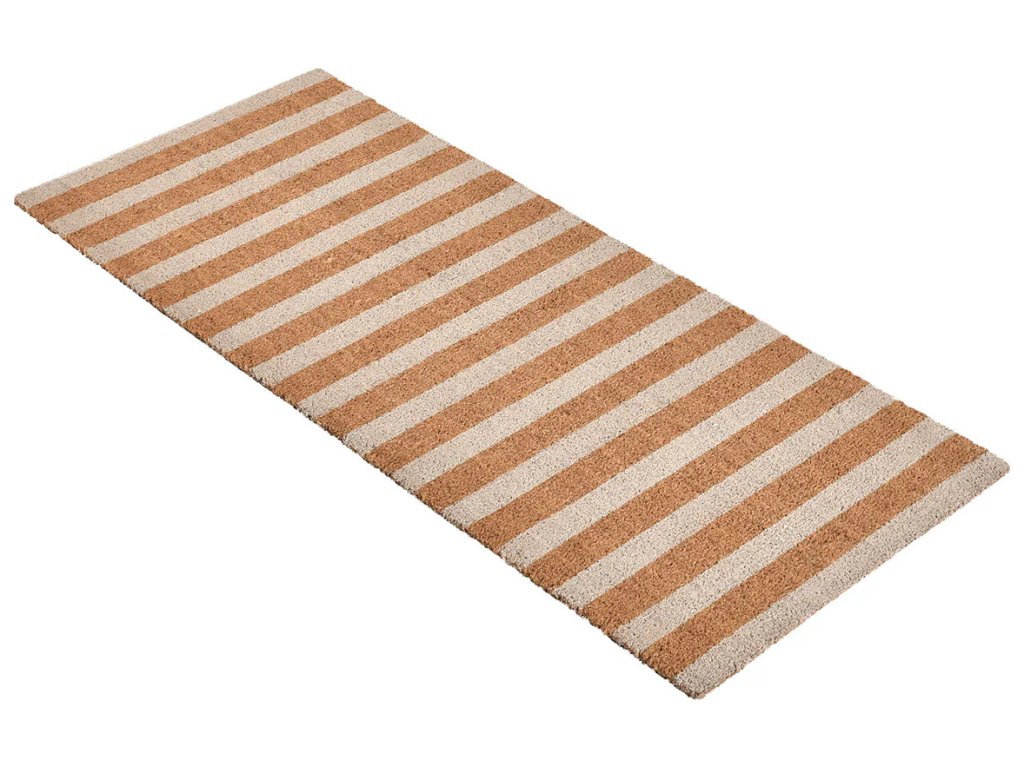 Striped Doormat 24x57 - Ivory/Natural - image 2