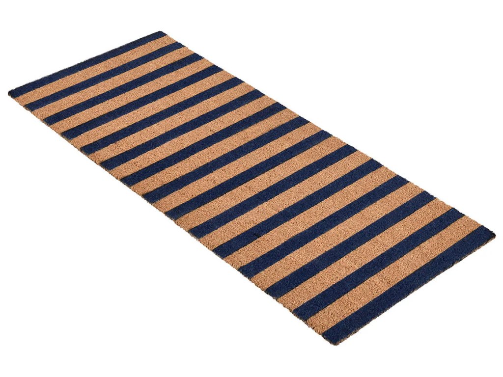 Striped Doormat 24x57 - Navy/Natural - image 2