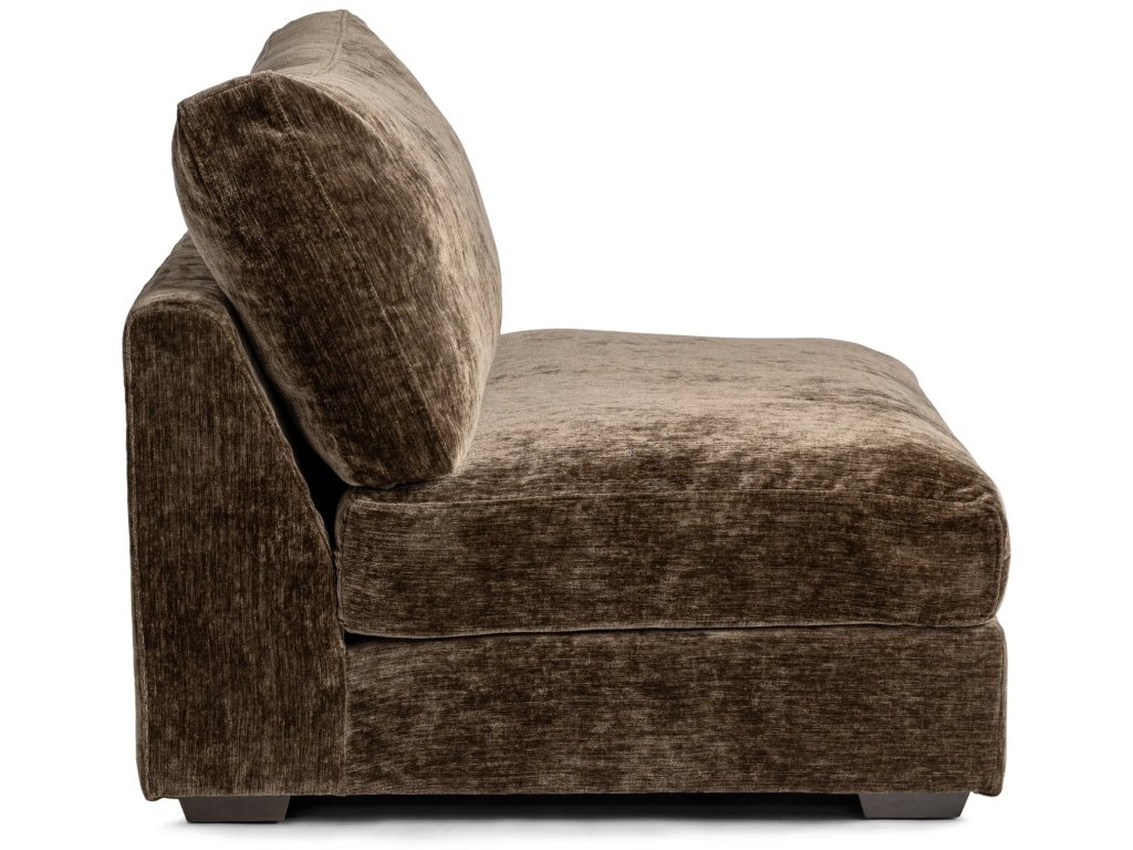 Ludwig Armless Chair - Mossed Brown - main image