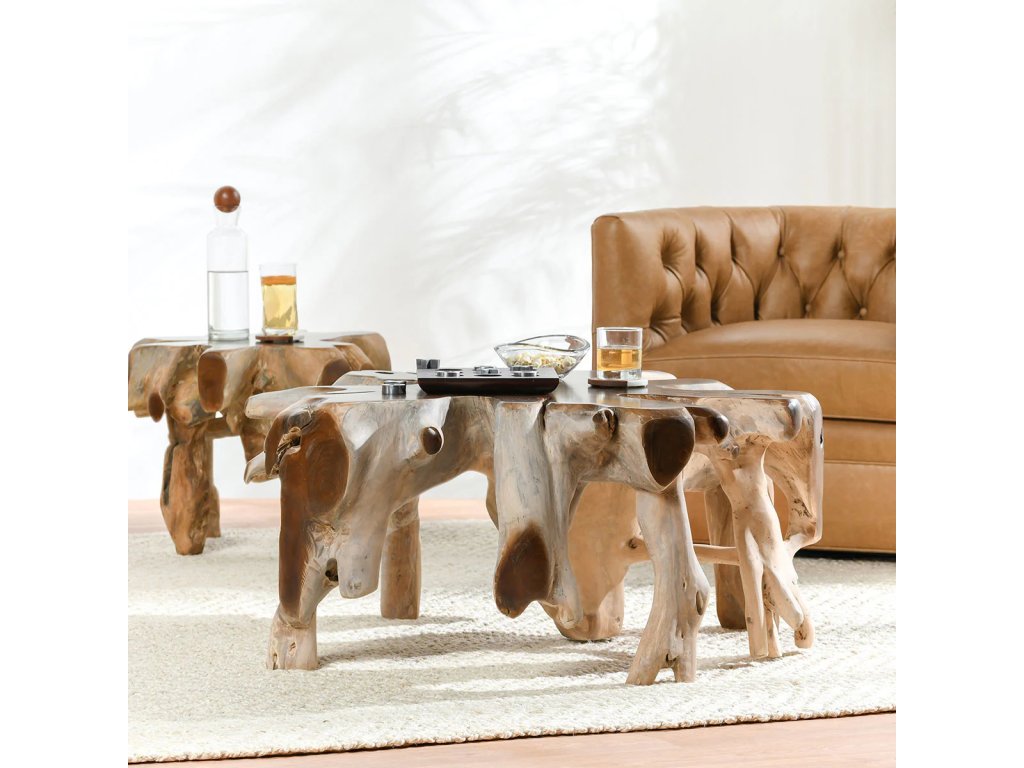 Groot Teak Root Coffee Table - Natural - image 2