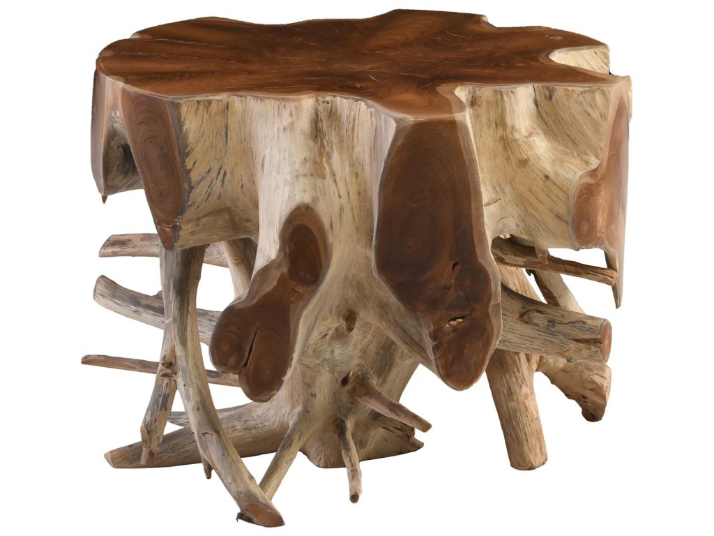 Groot Teak Root End Table - Natural - main image