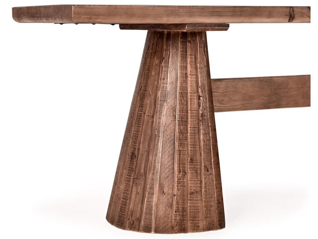 Nolan Solid Wood Rectangle Counter Table - Brown - image 4