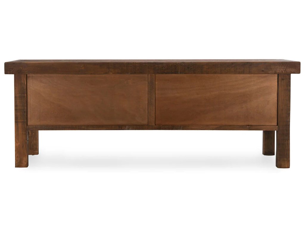 Lahey Solid Wood 11Dwr Rectangle Console Table - Mission Brown - image 2