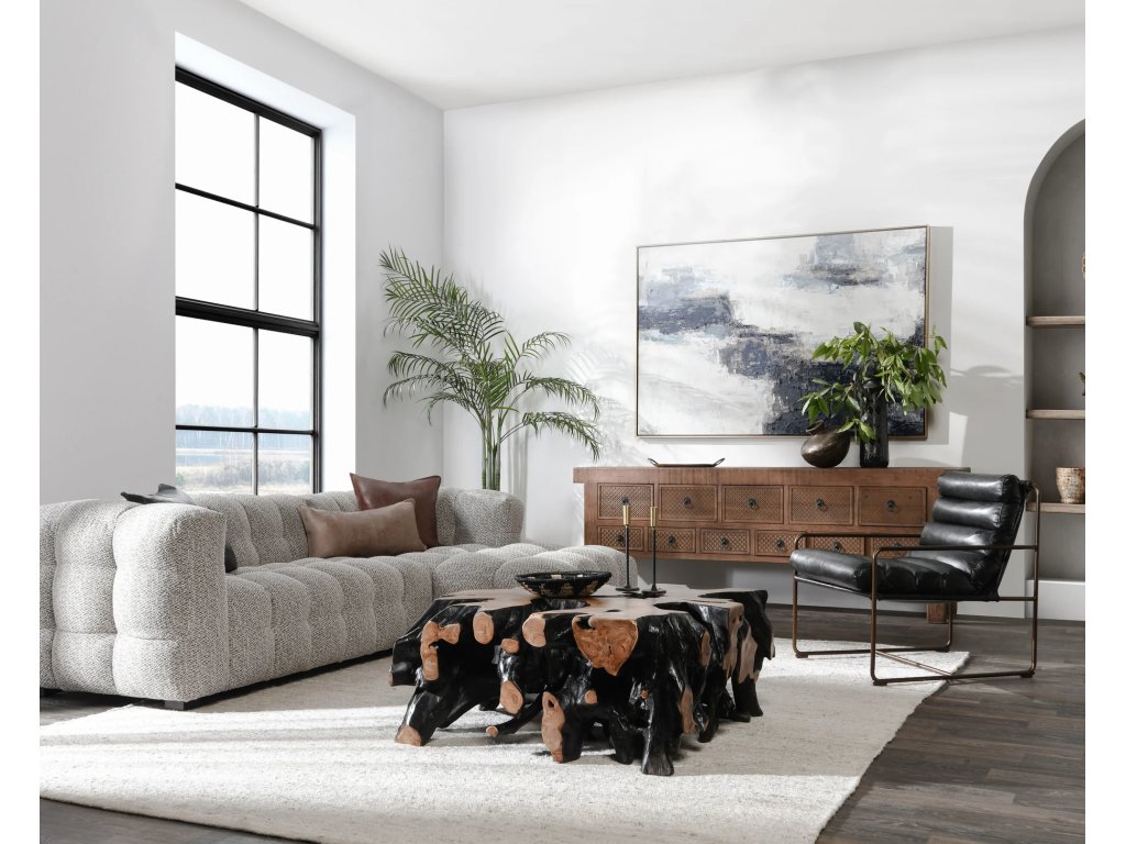 Lahey Solid Wood 11Dwr Rectangle Console Table - Mission Brown - image 9