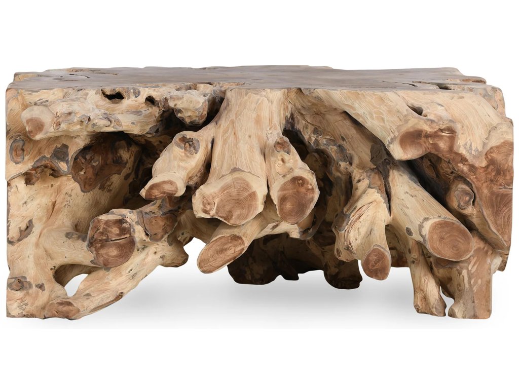 Cypress Root 40" Square Coffee Table Natural - Natural - main image