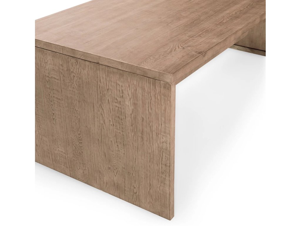 Nalani Solid Wood Rectangle Dining Table - Natural - image 2